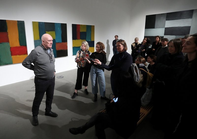 [FOTO] Sean Scully uoči otvorenja retrospektive ispričao svoj put od teškog djetinjstva do svjetske slave