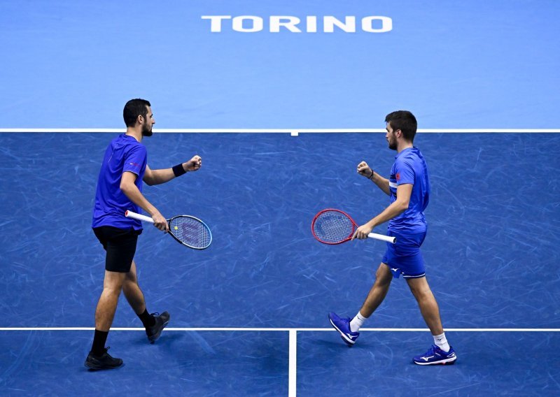 Nikola Mektić i Mate Pavić osigurali polufinale Finalsa u Torinu i prije zadnjeg kola