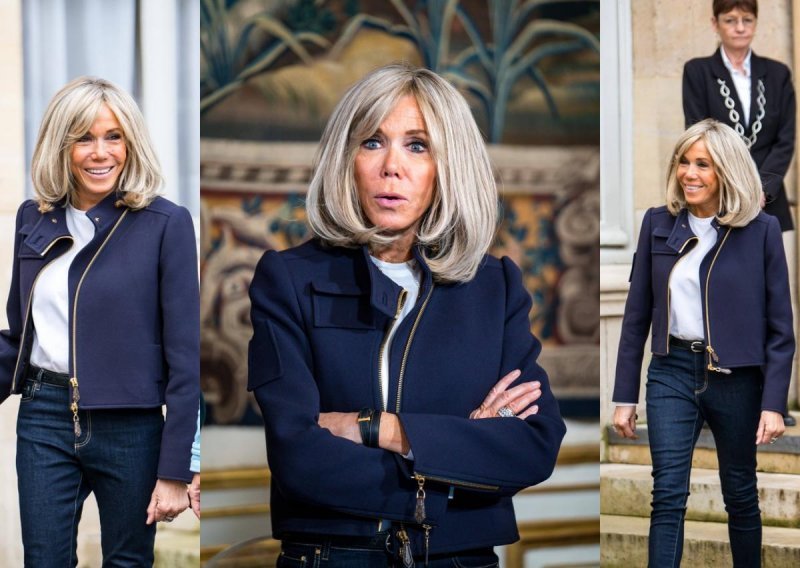 Svi su otpisali skinny jeans, ali ne i Brigitte Macron, a jasno je i zašto