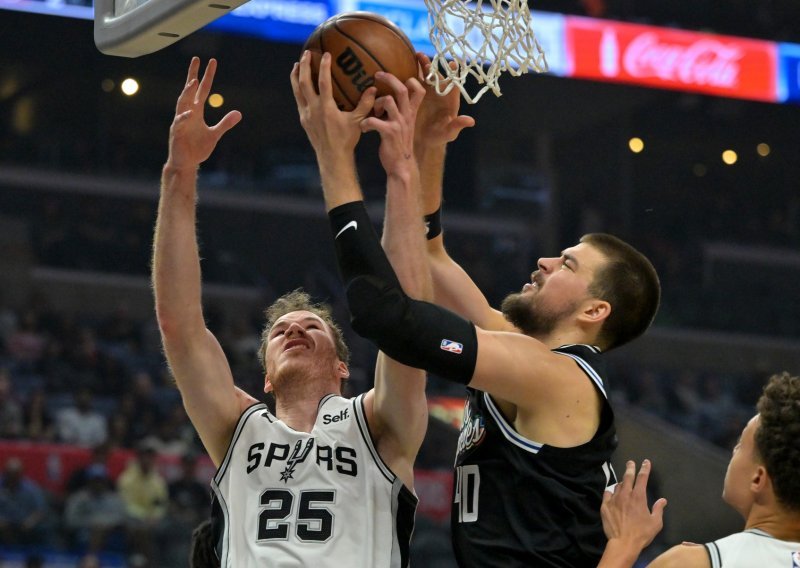 LA Clippersi sredili San Antonio Spurse, a Ivica Zubac dvoznamenkast u skokovima