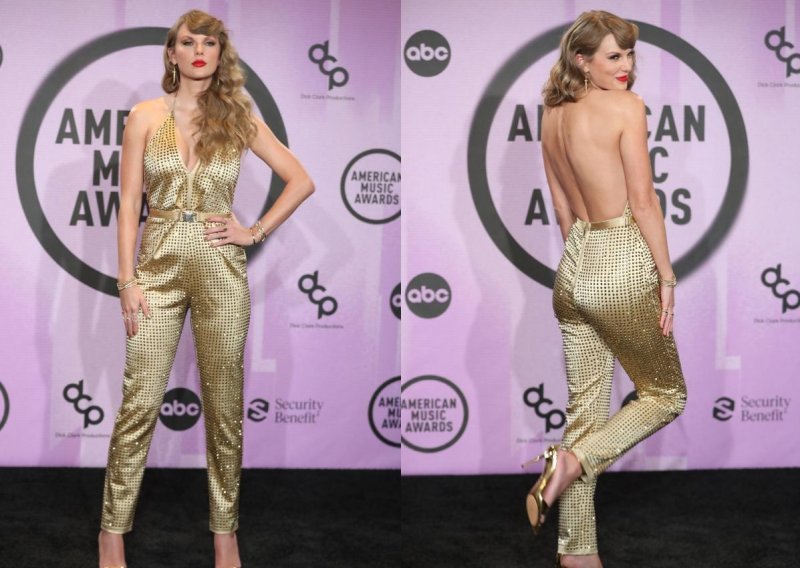 Taylor Swift u blještavom kombinezonu pomela konkurenciju na crvenom tepihu