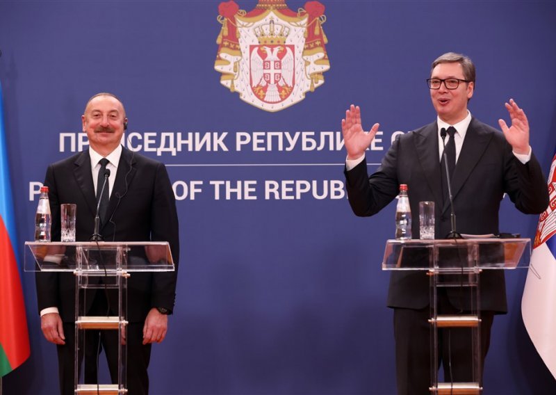 Vučić ugostio predsjednika Azerbajdžana: Alijev je sada  najpopularniji čovjek u Europi. Kad im je potreban njegov plin, sad ga jako vole