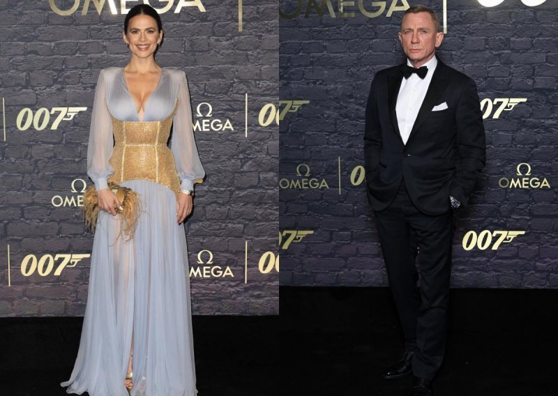 [FOTO] O njima se sinoć pričalo: Daniel Craig i Hayley Atwell bili su glavne zvijezde crnog tepiha, a jasno je i zašto