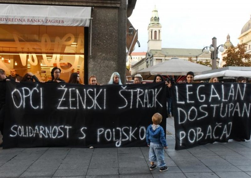 Zagrepčanke solidarno podržale Poljakinje