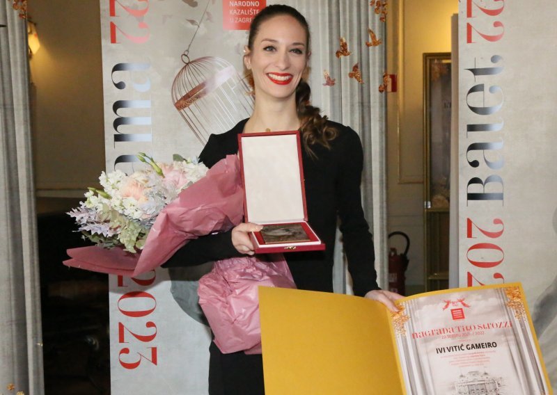 [FOTO] Nagrada Tito Strozzi dodijeljena prvakinji baleta Ivi Vitić Gameiro