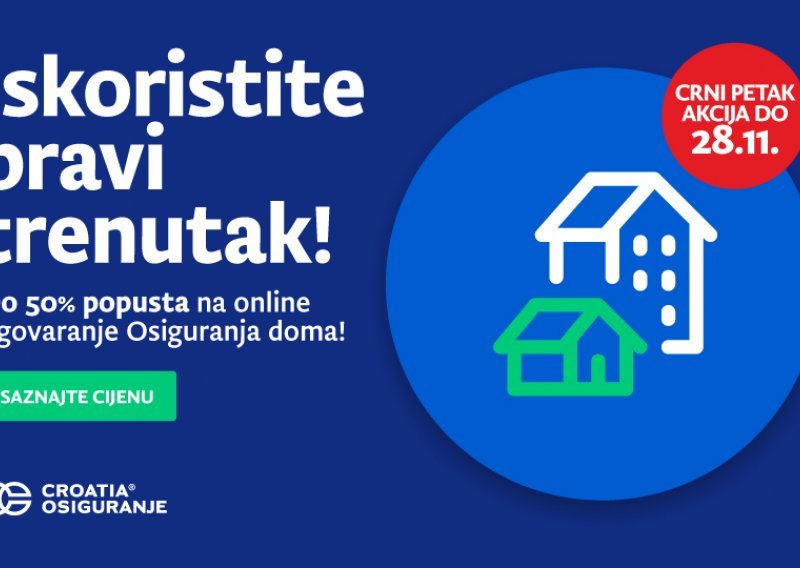 Do 50% niža cijena za osiguranje vaše nekretnine - još danas!