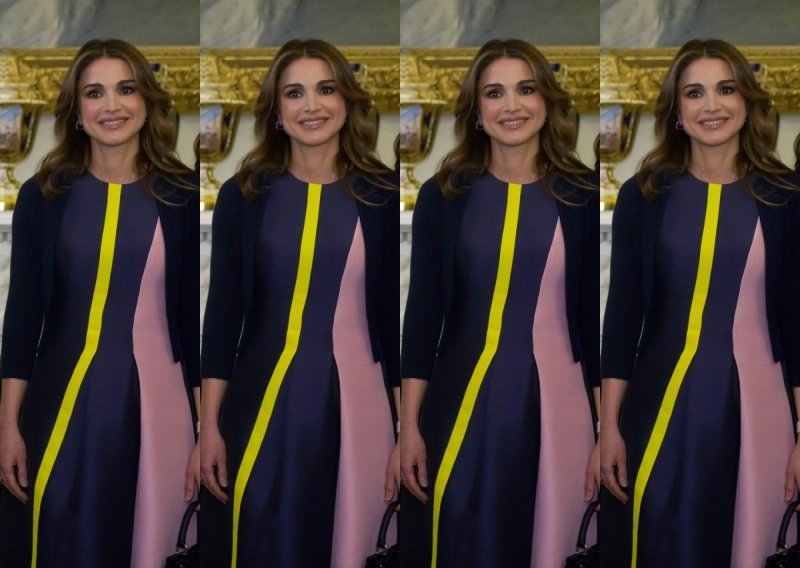 Kraljica Rania nastavlja briljantni modni niz: Efektna haljina srpske dizajnerice Roksande Ilinčić pun je pogodak