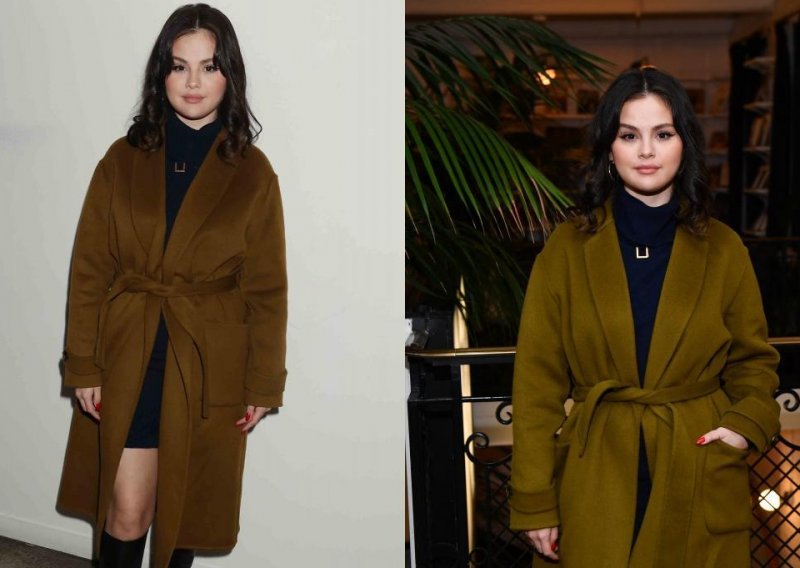 U stilu francuskog chica: Nema sumnje, kaput kakav nosi Selena Gomez u ormaru priželjkuje baš svaka ljubiteljica mode