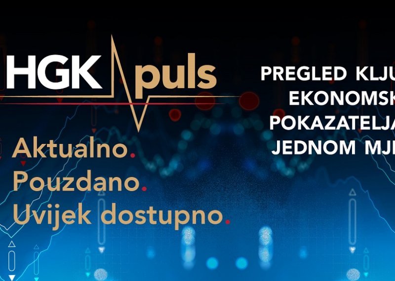 HGK Puls tjedni pregled ključnih ekonomskih pokazatelja na dohvat klika