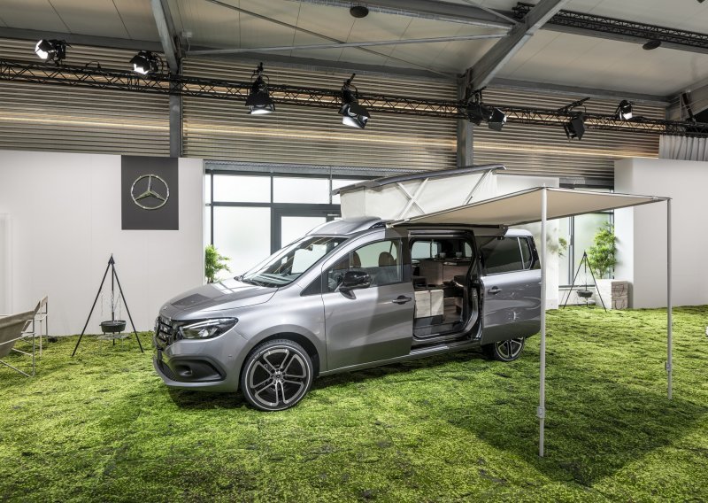 [FOTO/VIDEO] Mercedes-EQ predstavio koncept EQT Marco Polo; Elektrificirano kampiranje u novom malom kombiju