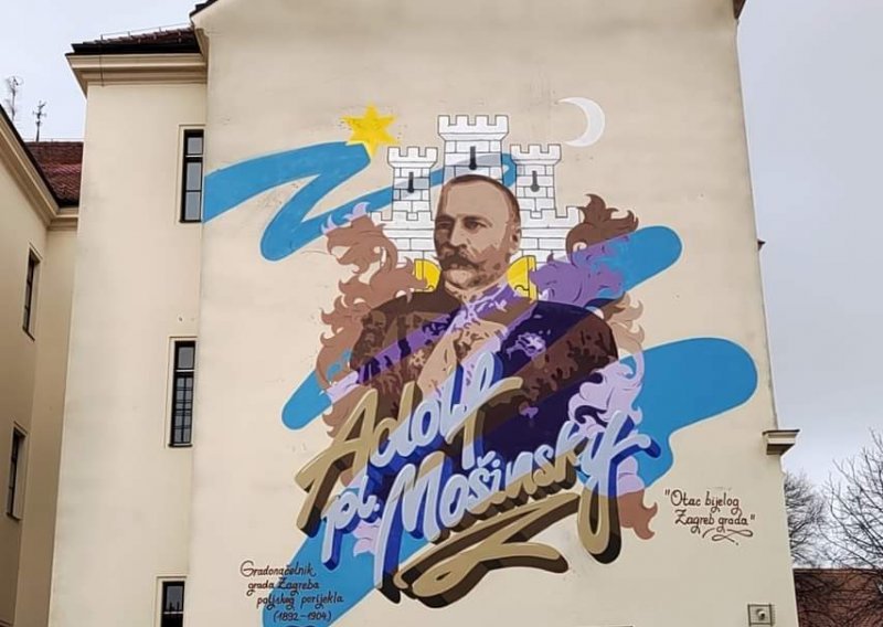 Osvanuo mural posvećen zagrebačkom gradonačelniku poljskog porijekla kao dar poljskog veleposlanstva