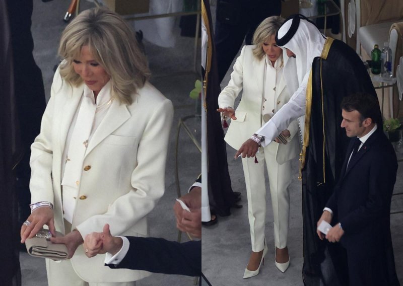 Brigitte Macron bodri Francuze u bijelom: Elegantno odijelo začinila glamuroznim dodatkom