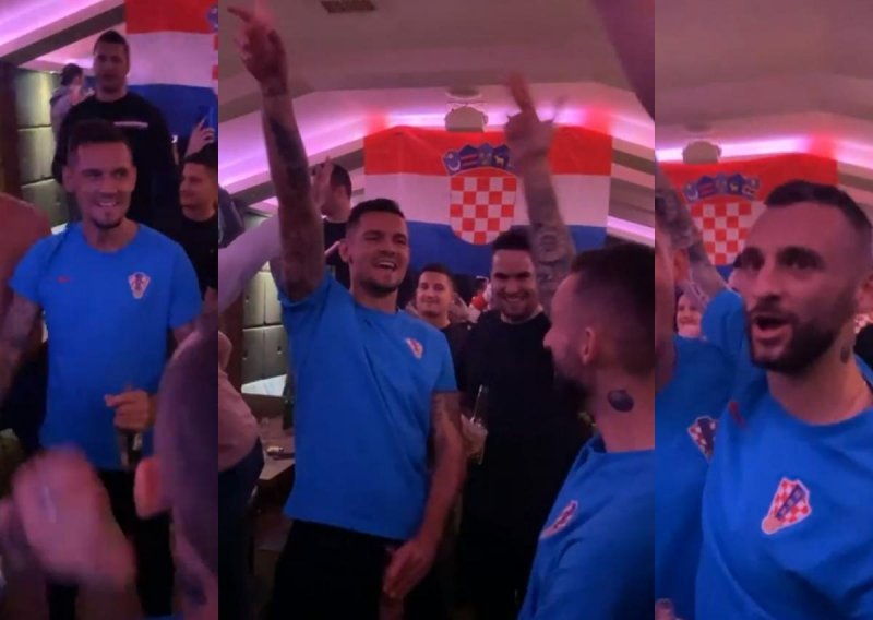 [VIDEO] Lovren i Brozović pjevali Thompsonove 'Čavoglave' s pokličem 'Za dom spremni'