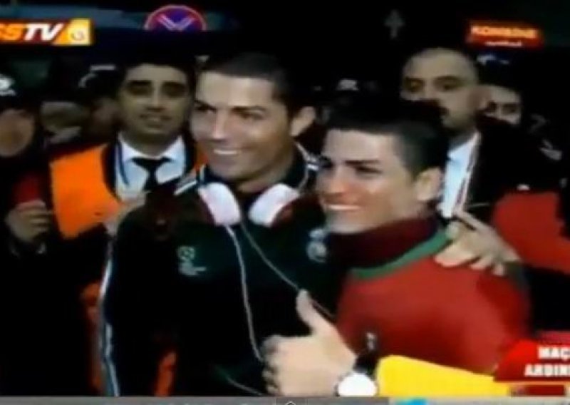 Ronaldo i njegova turska 'kopija' razmijenili zagrljaje