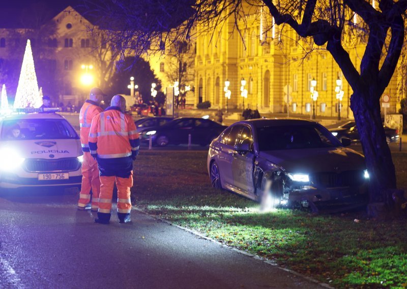 Policija objavila nove detalje o muškarcu koji je na Silvestrovo divljao po Zagrebu: Teško ozlijedio ženu, pokosio  vozača na motociklu, zabio se u stablo i dao u bijeg