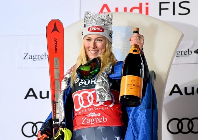 Mikaela Shiffrin po peti je put okrunjena za Snježnu kraljicu, a nakon utrke je imala poruku za organizatore: Svaka čast!