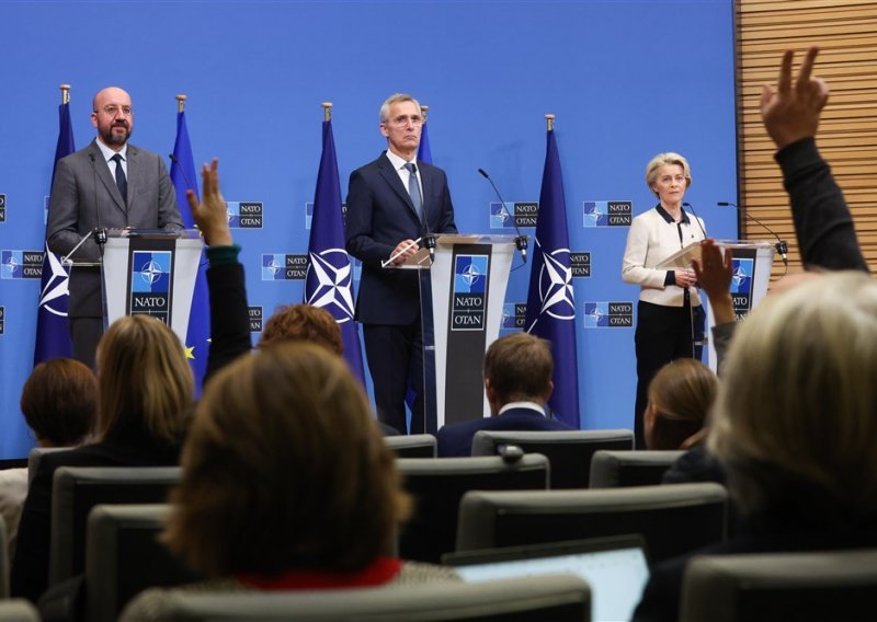 EU i NATO potpisali deklaraciju, von der Leyen: Podržavamo svu pomoć koja je potrebna Ukrajini