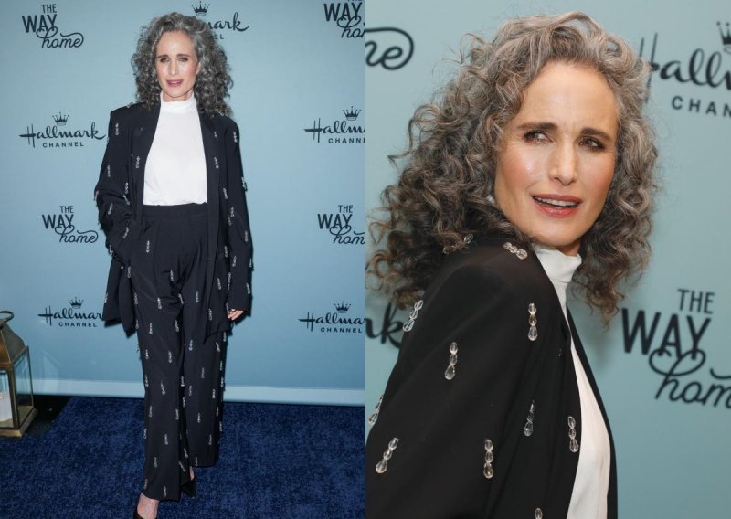 Blista u sedmom desetljeću: Andie MacDowell sve je zasjenila u efektnom odijelu