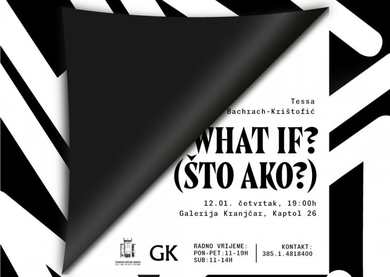 Izložba 'What if? (Što ako?)' Tesse Bachrach-Krištofić u Galeriji Kranjčar