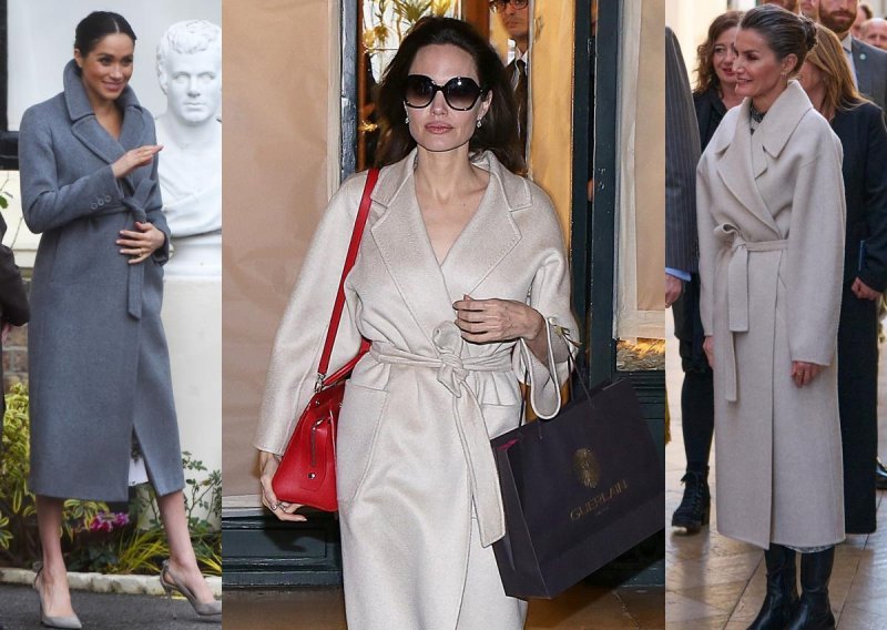 Omiljeni trik Angeline Jolie daruje poseban izgled kaputu koji baš nikad ne izlazi iz mode
