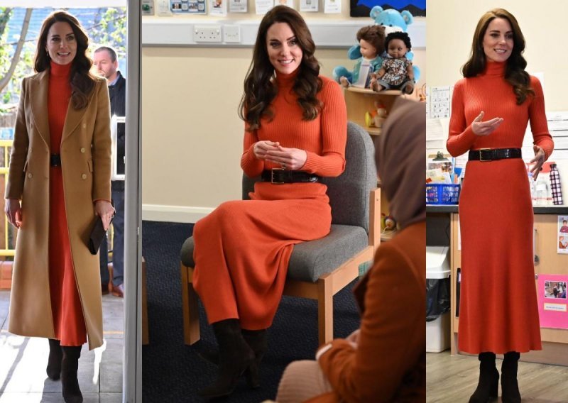 Kate Middleton servirala eleganciju u crvenom: Laskavo izdanje začinila vječnim kaputom