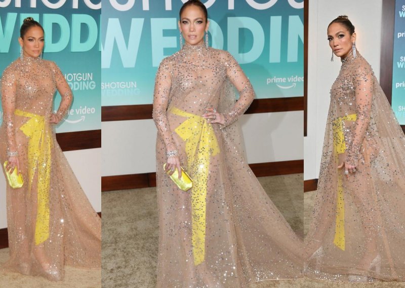 Stajling koji izaziva čisto oduševljenje: Jennifer Lopez u prozirnoj haljini sa šljokicama otkriva obline u punom sjaju
