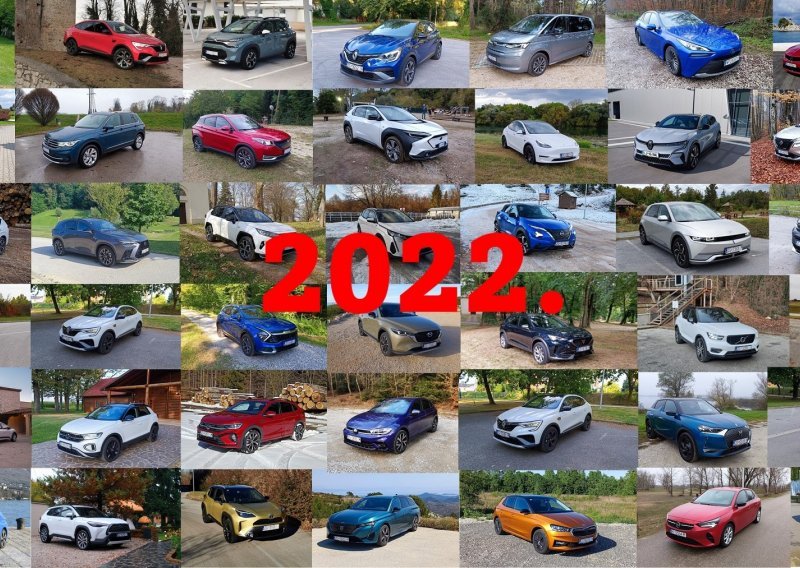 [FOTOPRIČA] 2022. godine smo vozili puno različitih automobila: Od čistih benzinaca, preko svih vrsta hibrida, potpuno električnih, do pogona na vodik