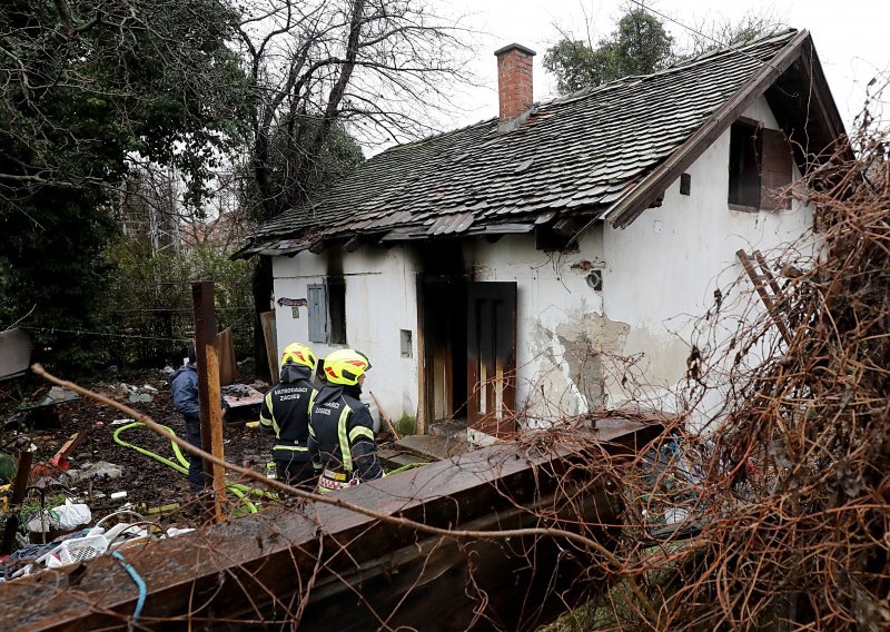 [FOTO] Kod zagrebačkog Zapadnog kolodvora buknuo požar u napuštenom objektu, pronađeno beživotno tijelo