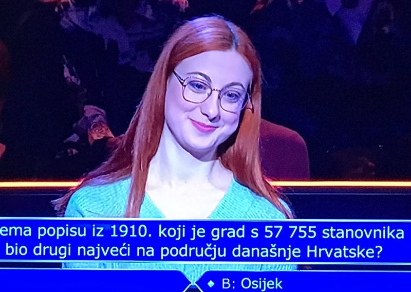 Ništa od glavne nagrade: Kći bivšeg ministra ruke nije točno odgovorila na pitanje za 34.000 eura