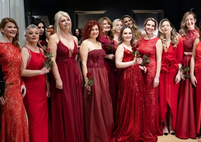 Evo tko je sve bio: Hrvatske političarke u crvenim haljinama podizale svijest o moždanom udaru kod žena