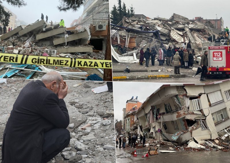 [FOTO/VIDEO] Tursku i Siriju pogodila dva katastrofalna potresa od  7,8 i 7,6 po Richteru. Poginulo je više od 1500 ljudi