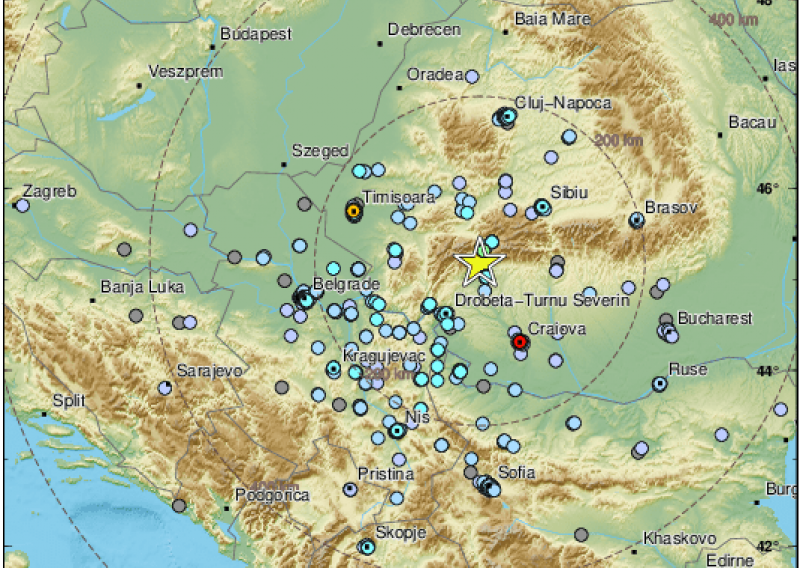 Potres pogodio Rumunjsku, osjetio se i u Srbiji