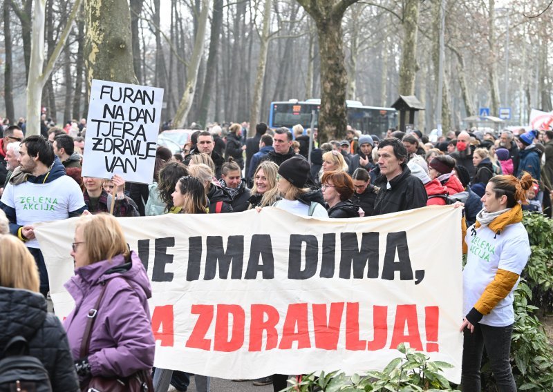 Nekoliko stotina građana prosvjedovalo protiv spalionice Rebro