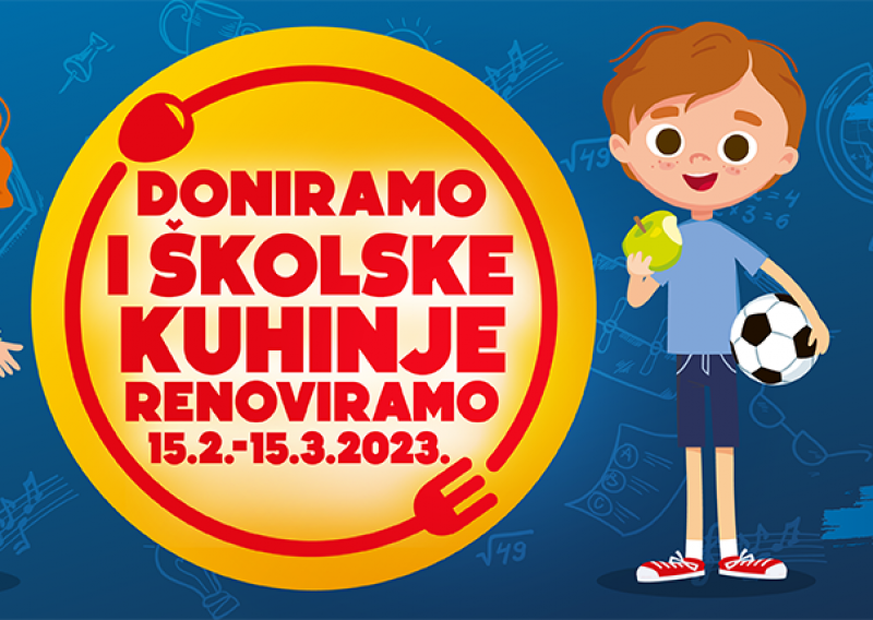 Vegeta akcijom 'Doniramo i školske kuhinje renoviramo' pomaže školama diljem Hrvatske da urede kuhinje i blagovaonice