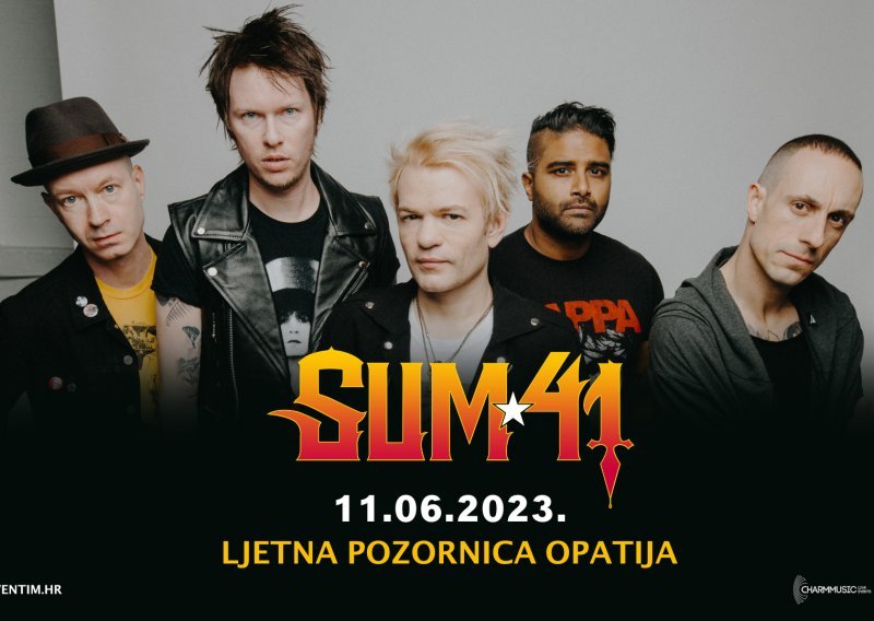 Sum 41 nakon duge pauze ponovno u Hrvatskoj