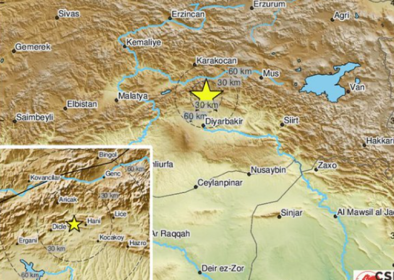 Turska se i dalje trese: Novi potres magnitude 4,6, deveti jači potres u posljednjih 68 sati