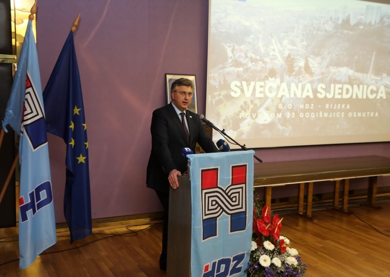 Plenković u Rijeci: HDZ ostvario sve ciljeve koje je postavio