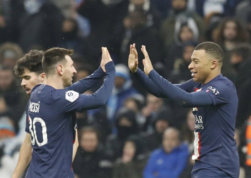 [FOTO] Leo Messi i Kylian Mbappe presudili Igoru Tudoru; PSG kao gost uvjerljivo slavio u velikom derbiju kod Marseillea