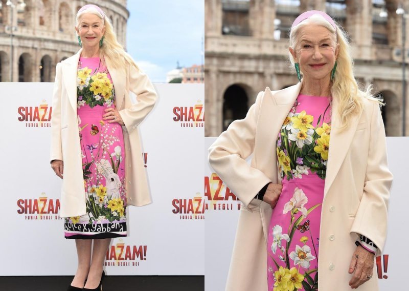 Spremna za proljeće: Helen Mirren sve je zadivila u cvjetnom izdanju