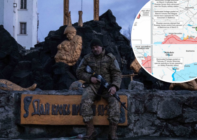 Objavljena nova karta rata u Ukrajini: Rusi bi mogli ostati bez najsposobnijih boraca
