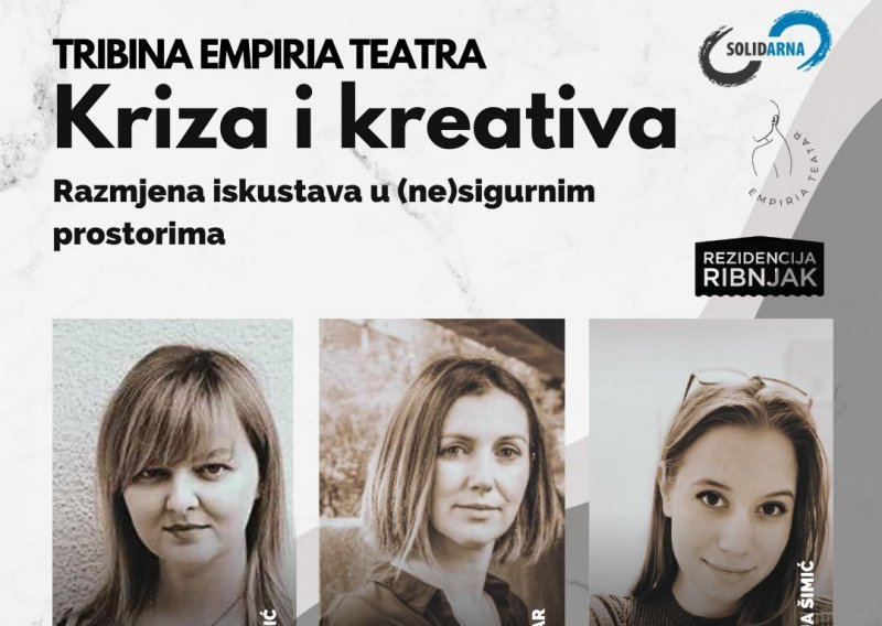 Kulturna tribina Empiria teatra i monodrama 'Digitalno sama' Petre Svrtan