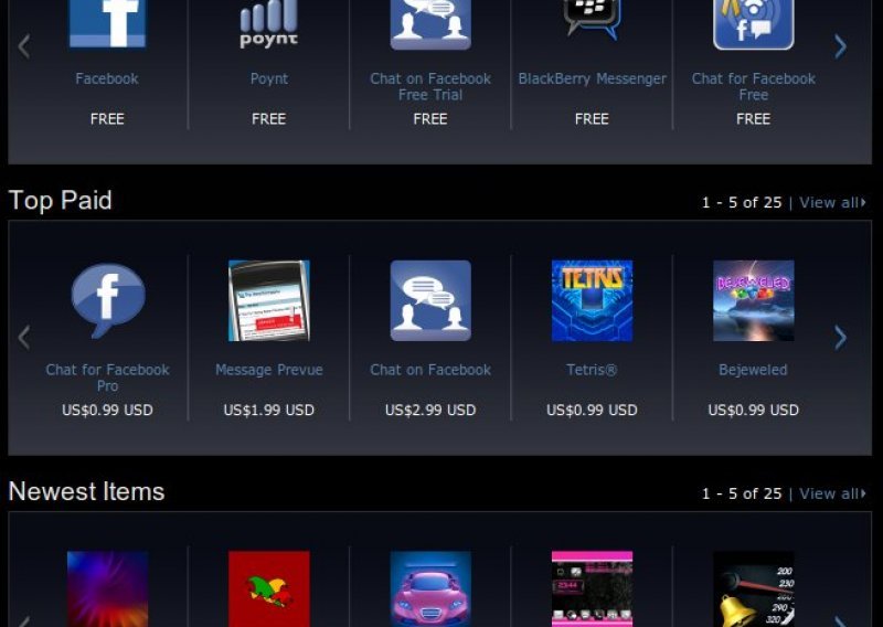 BlackBerry App World napokon dostupan u Hrvatskoj