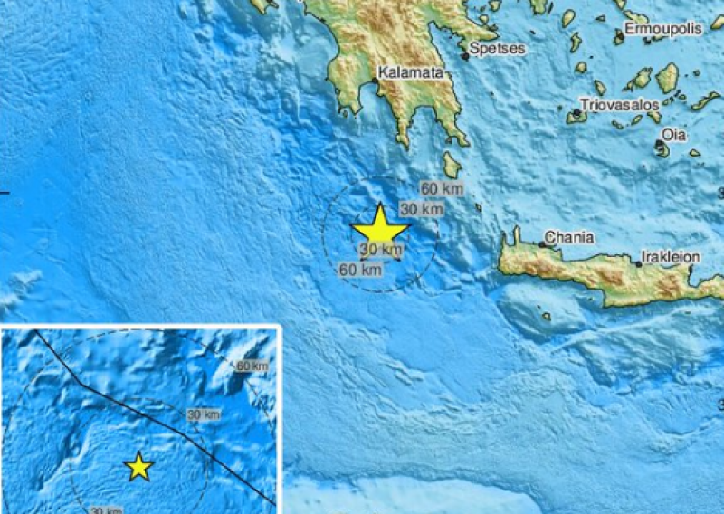 Grčku pogodio potres magnitude 5,6