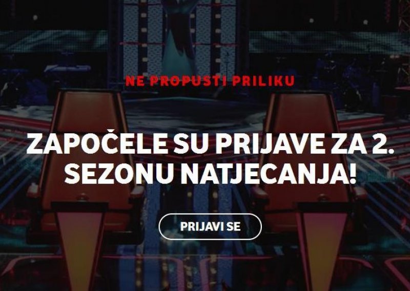 Počinju prijave za 2. sezonu Voicea