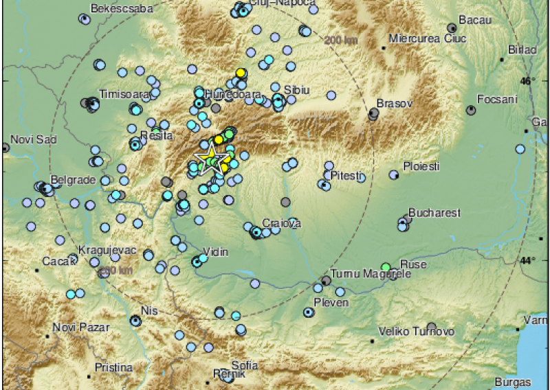 Jak potres pogodio Rumunjsku, osjetio se u Bugarskoj i Srbiji