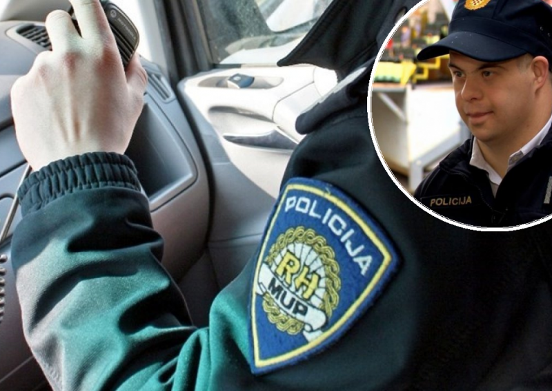 Istarska policija ostvarila dugogodišnju želju mladiću iz Pule, postao je policajac na jedan dan