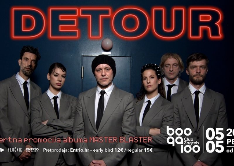 Osvojite ulaznice za koncert Detoura u klubu Boogaloo