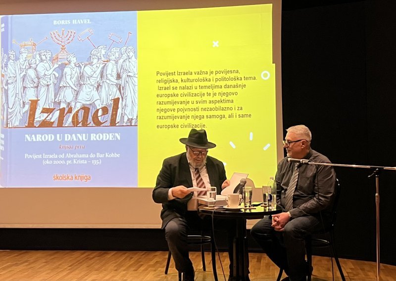Predstavljena knjiga Borisa Havela 'Izrael – narod u danu rođen'