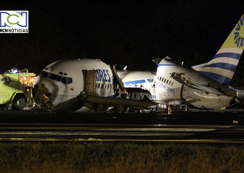 Munja raskomadala kolumbijski Boeing 737