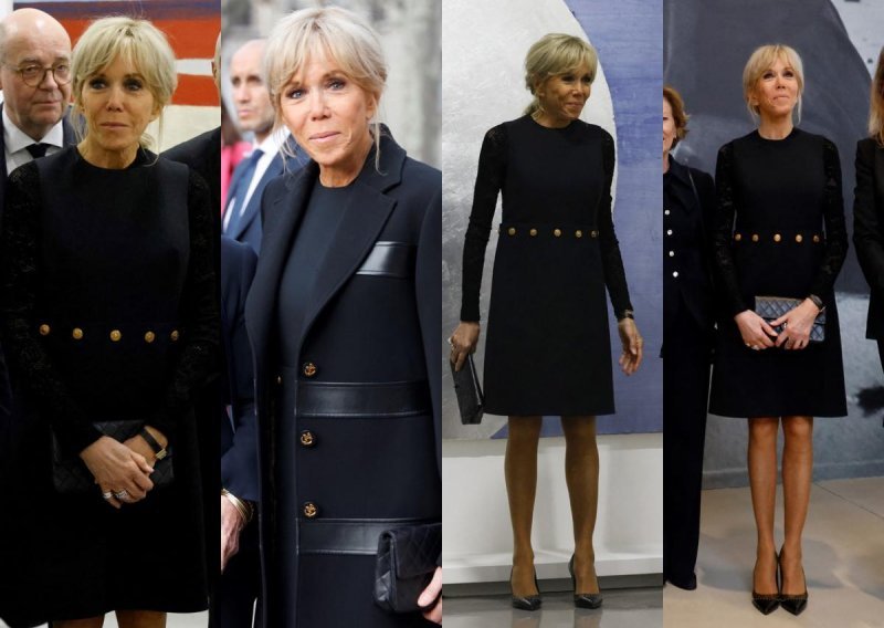 Ne odstupa od svog stila: Elegantna haljina iznad koljena Brigitte Macron pun je pogodak